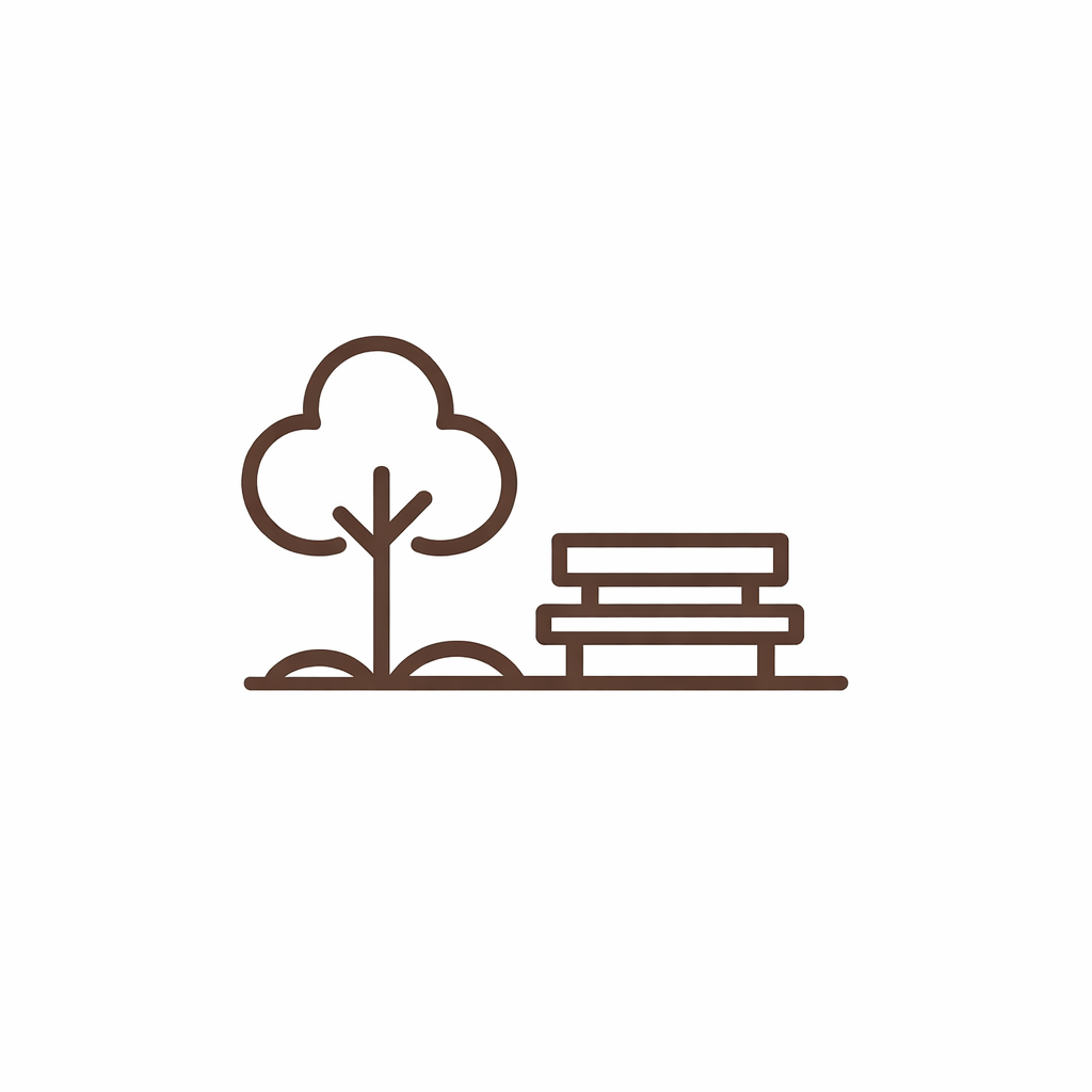 Parkování a zahrada